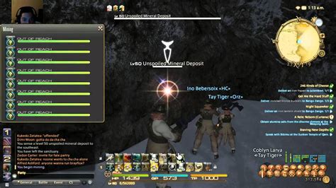 miner ffxiv leveling guide